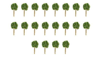 Faller 181593 20 Front garden trees, boxwood, round