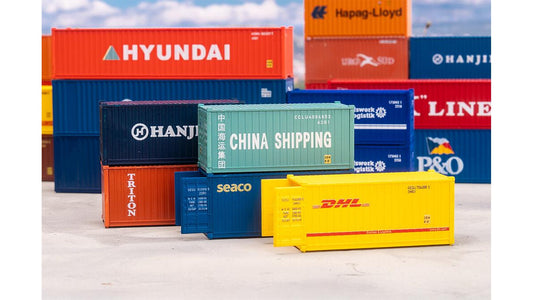 Faller FA182057 20' Container, set of 5