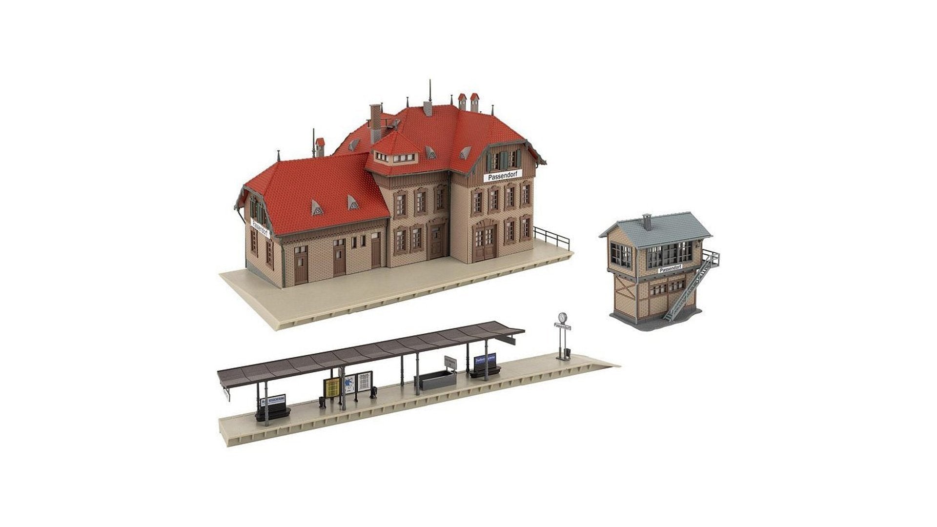 Faller 190035 Passendorf Railway station Promotional Set