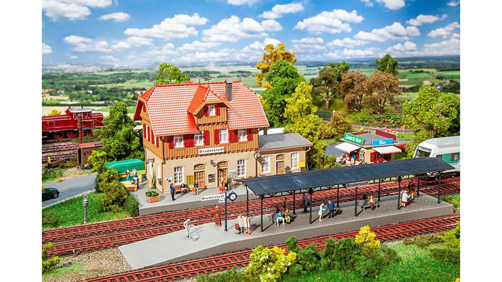 Faller 190072 Promotional set Bruderstadt Station