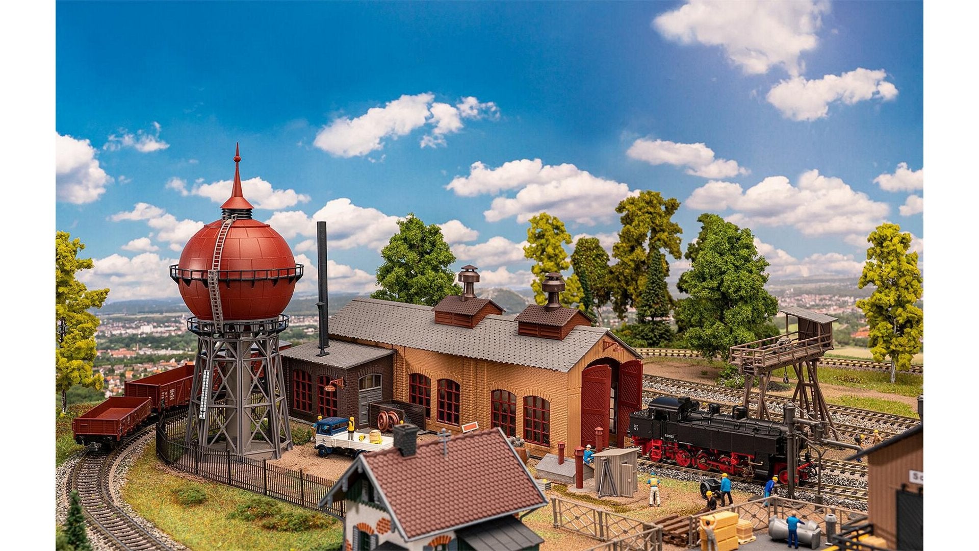 Faller 190140 Action Set for a Small Railway Depot.