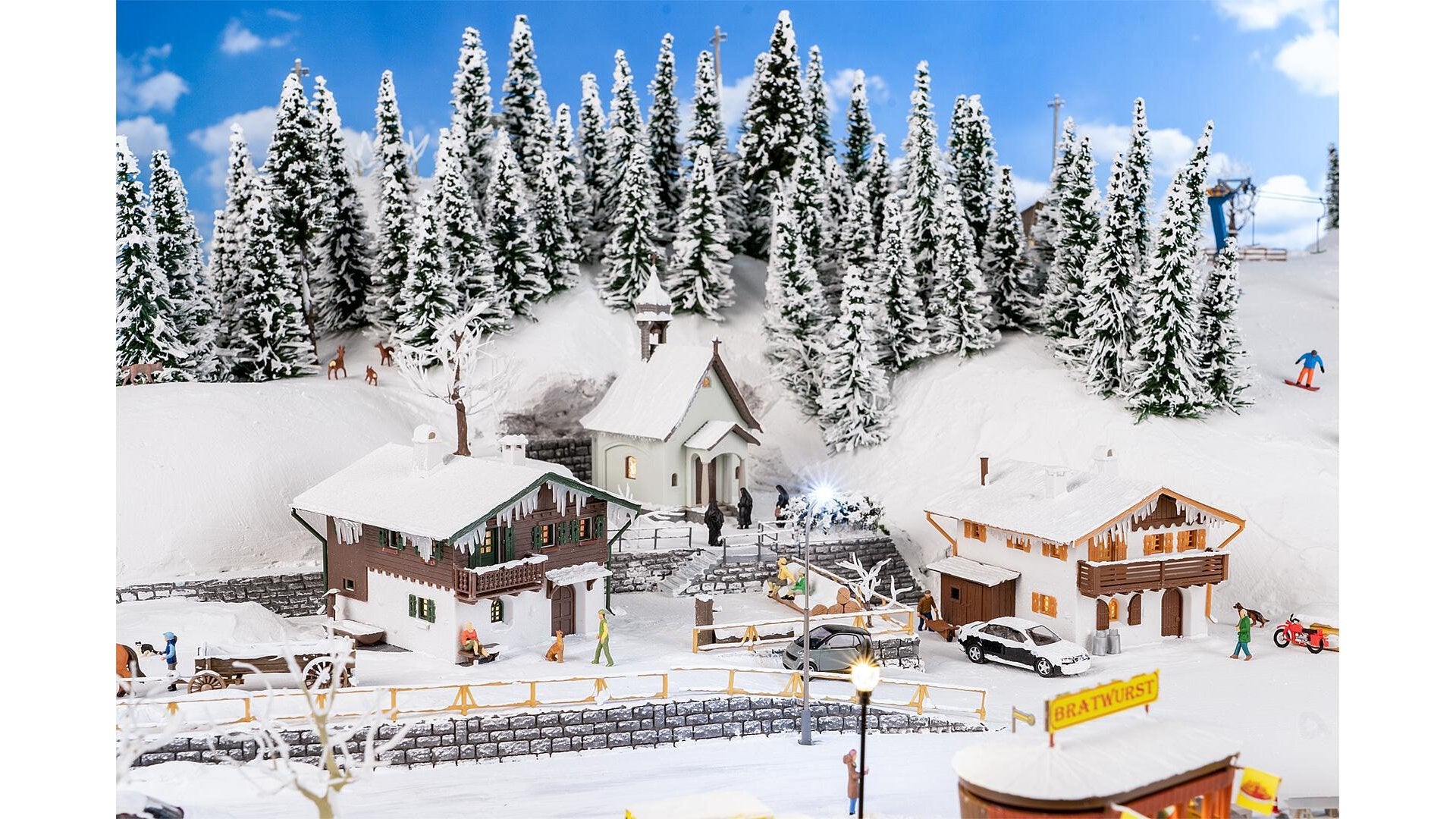 Faller 190142 Winter in the Mountains Promotional Set