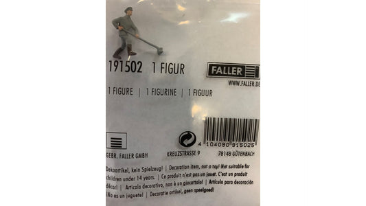 Faller 191502B Action Theme City Figure Gray Sweeper