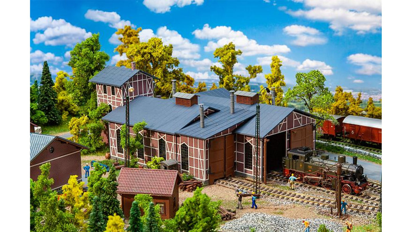 Faller 191769 3-track Locomotive shed