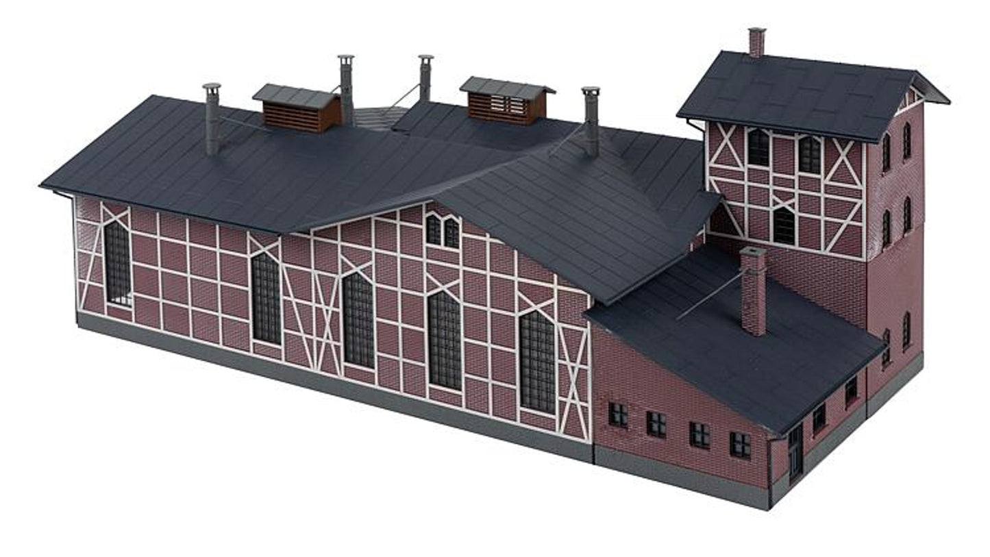 Faller 191769 3-track Locomotive shed