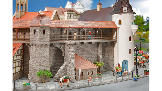 Faller 191790 Old Town Wall with Extension.