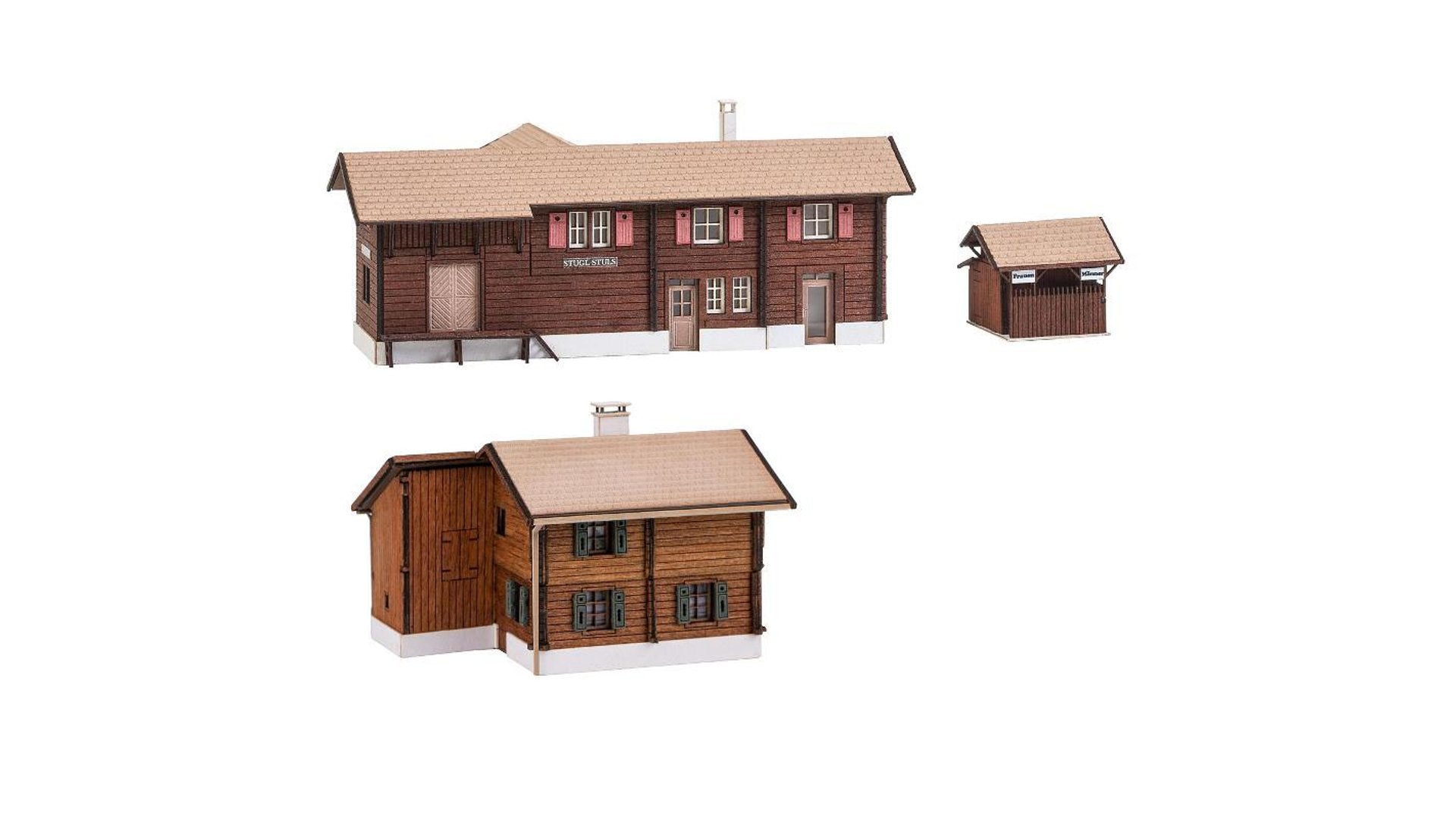 Faller 212124 Stugl Stuls Railway station set