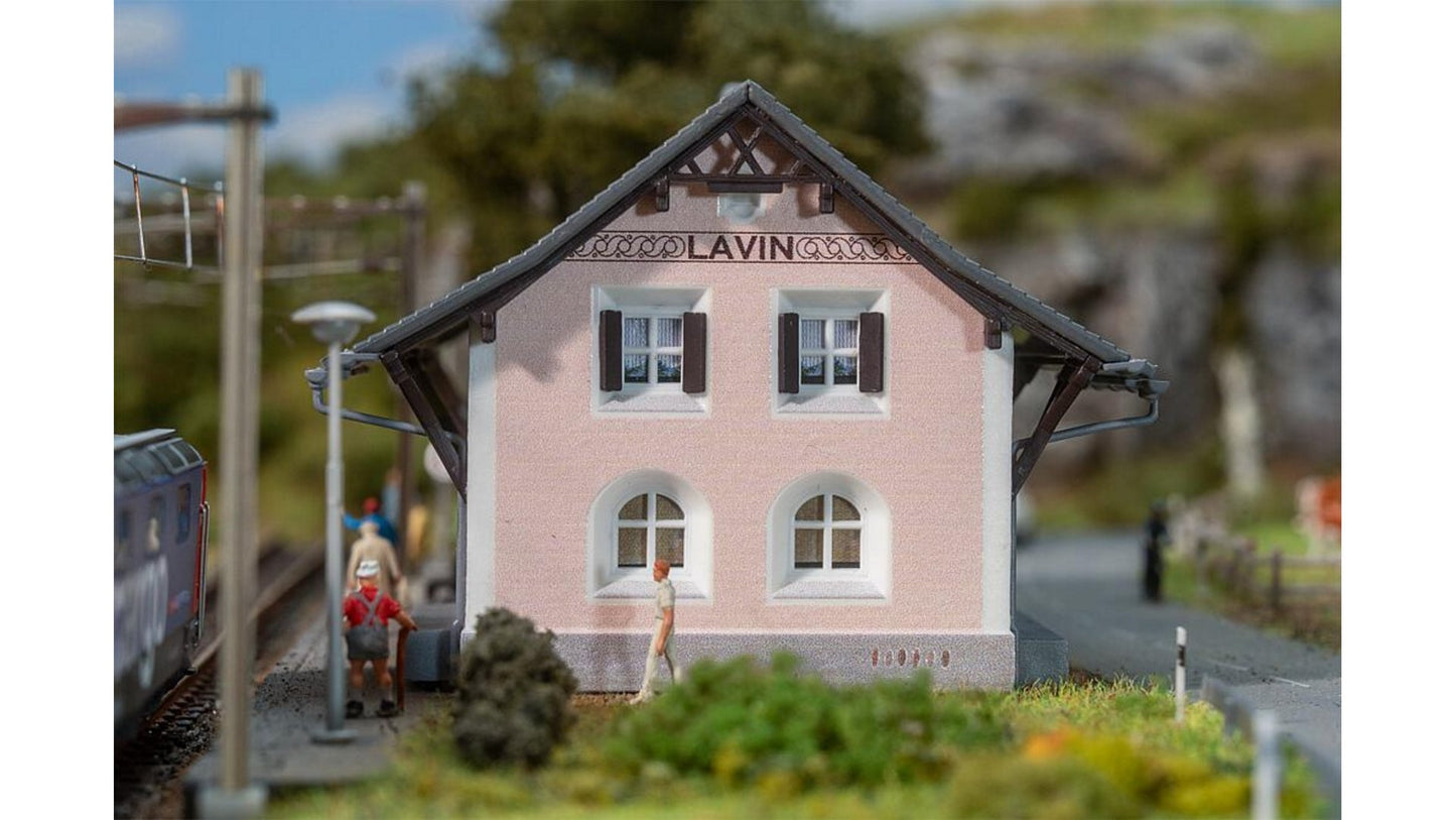 Faller 212128 Lavin Railway station