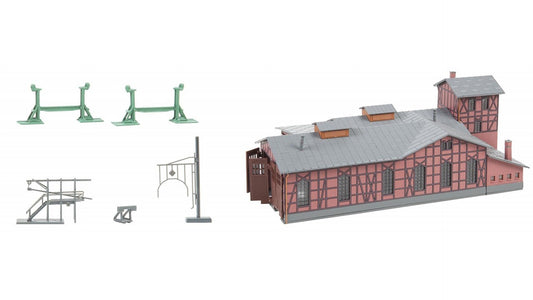 Faller 222113 Depot set locomotive shed