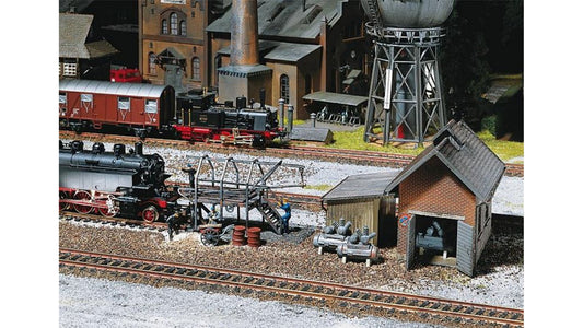 Faller 222138 Water standpipe, loading gauge, locomotive tube cleaner