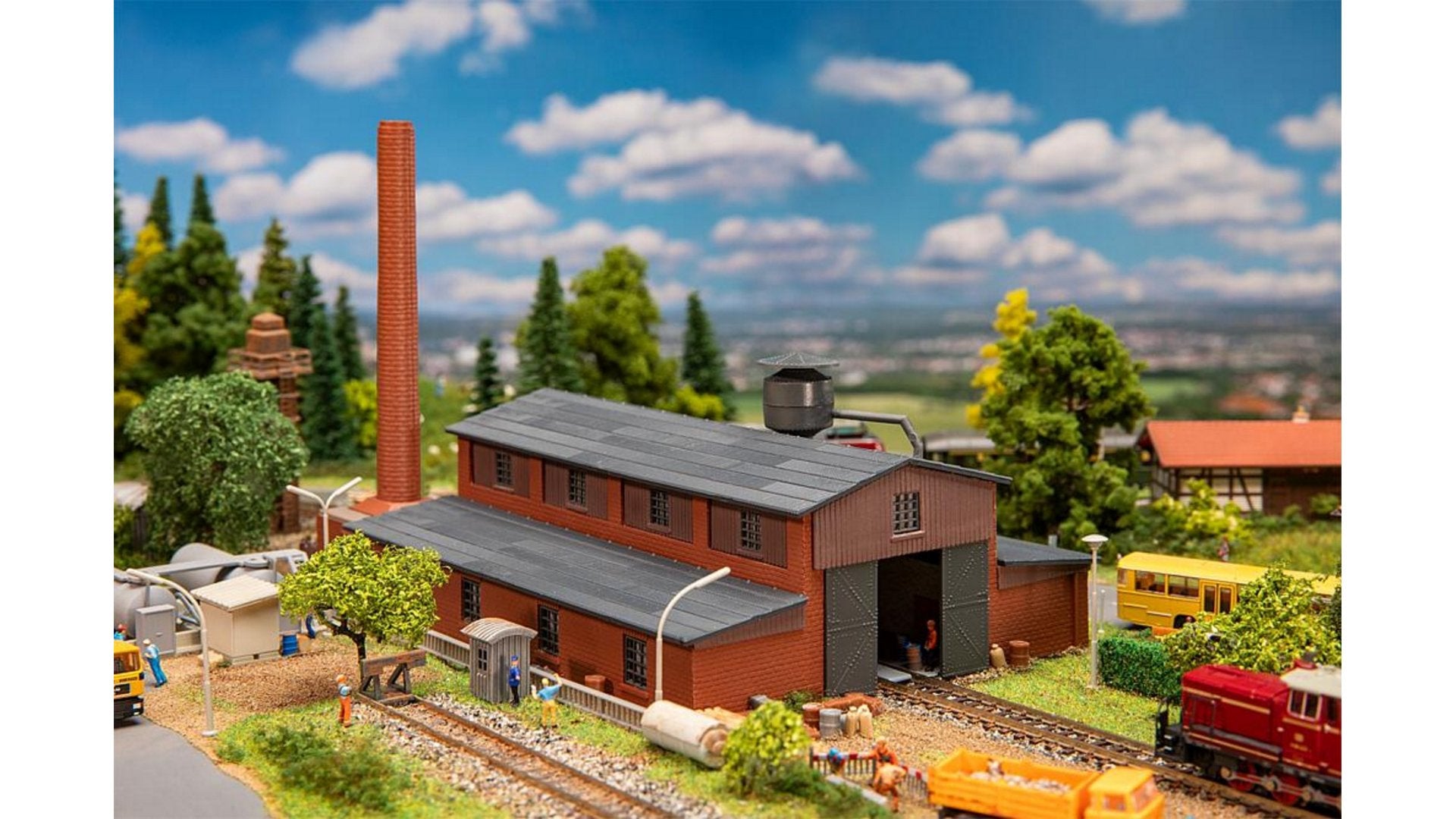 Faller 231720 Factory with Chimney