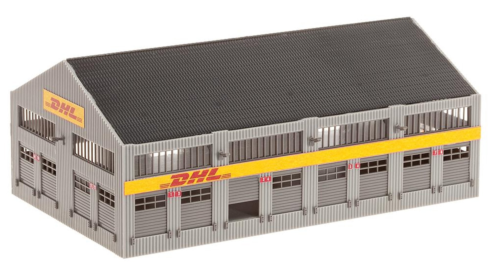 Faller FA231733 DHL Logistics centre with figures
