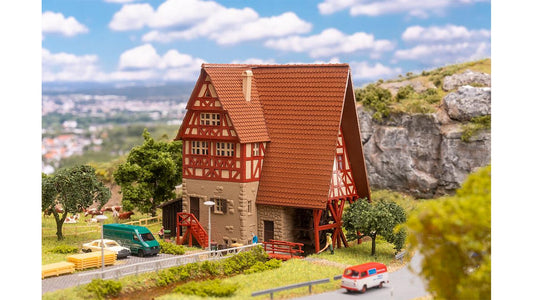 Faller FA232134 Aumühle with mill wheel