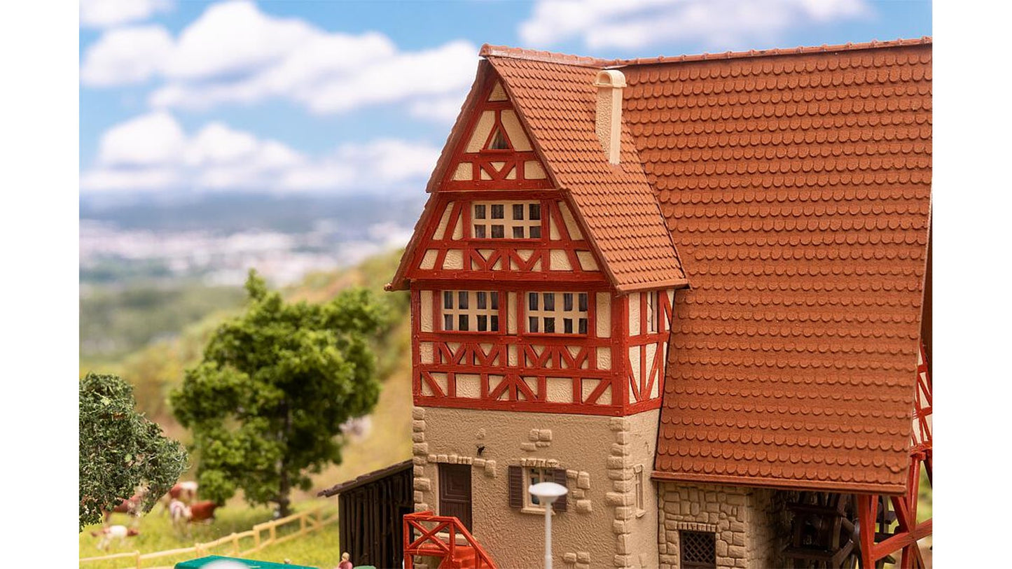 Faller FA232134 Aumühle with mill wheel