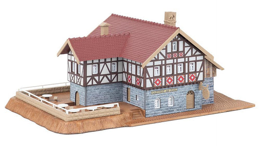 Faller FA232138 Zur Post Inn with beer garden