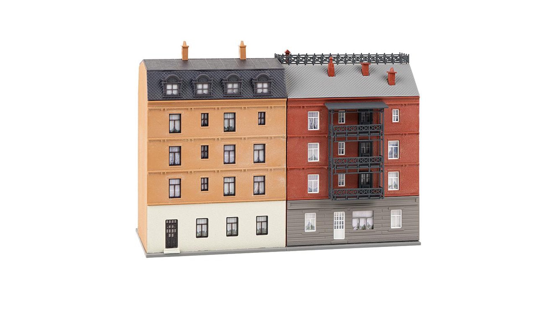 Faller 232389 2 Renovated town houses with shops