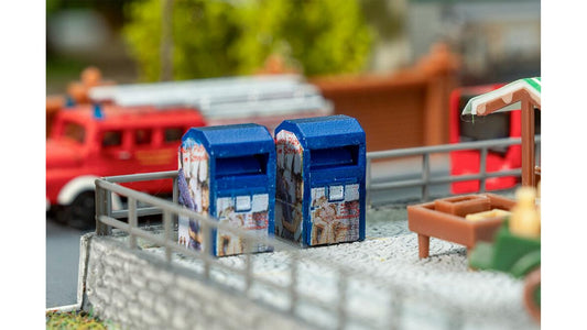 Faller 272927 2 Used clothing containers