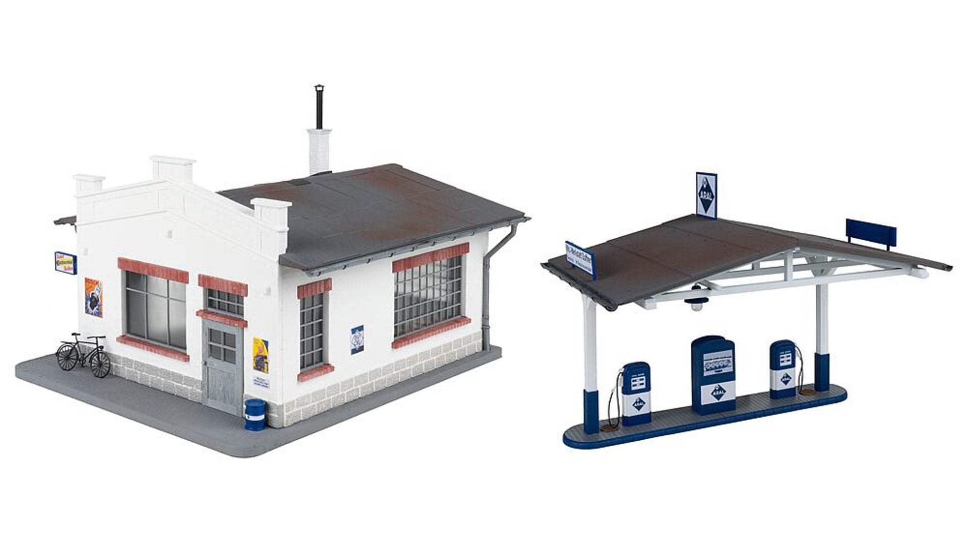Faller FA330821 Petrol station with workshop