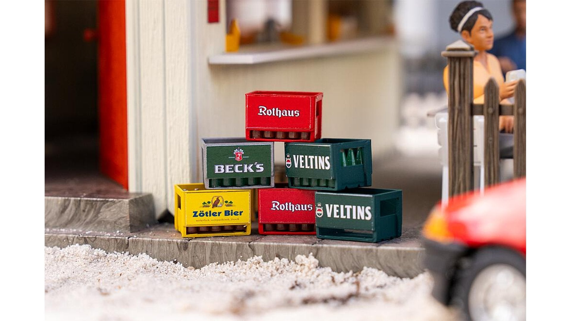 Faller FA333229 20 Beer crates with bottles