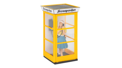 Faller FA333231 Telephone box with figure