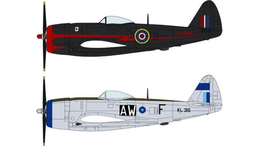 Hasegawa 02033 1-72 Thunderbolt MKII RAF Limited Edition 2 kits