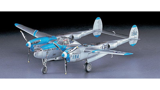 Hasegawa 09101 P-38J Lightning Virginia Marie US Army Air Force Fighter