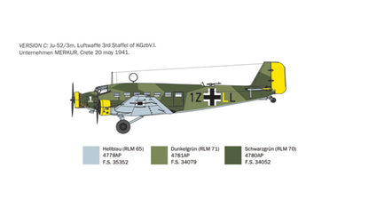 Italeri 0102 Junker Ju-52/3m