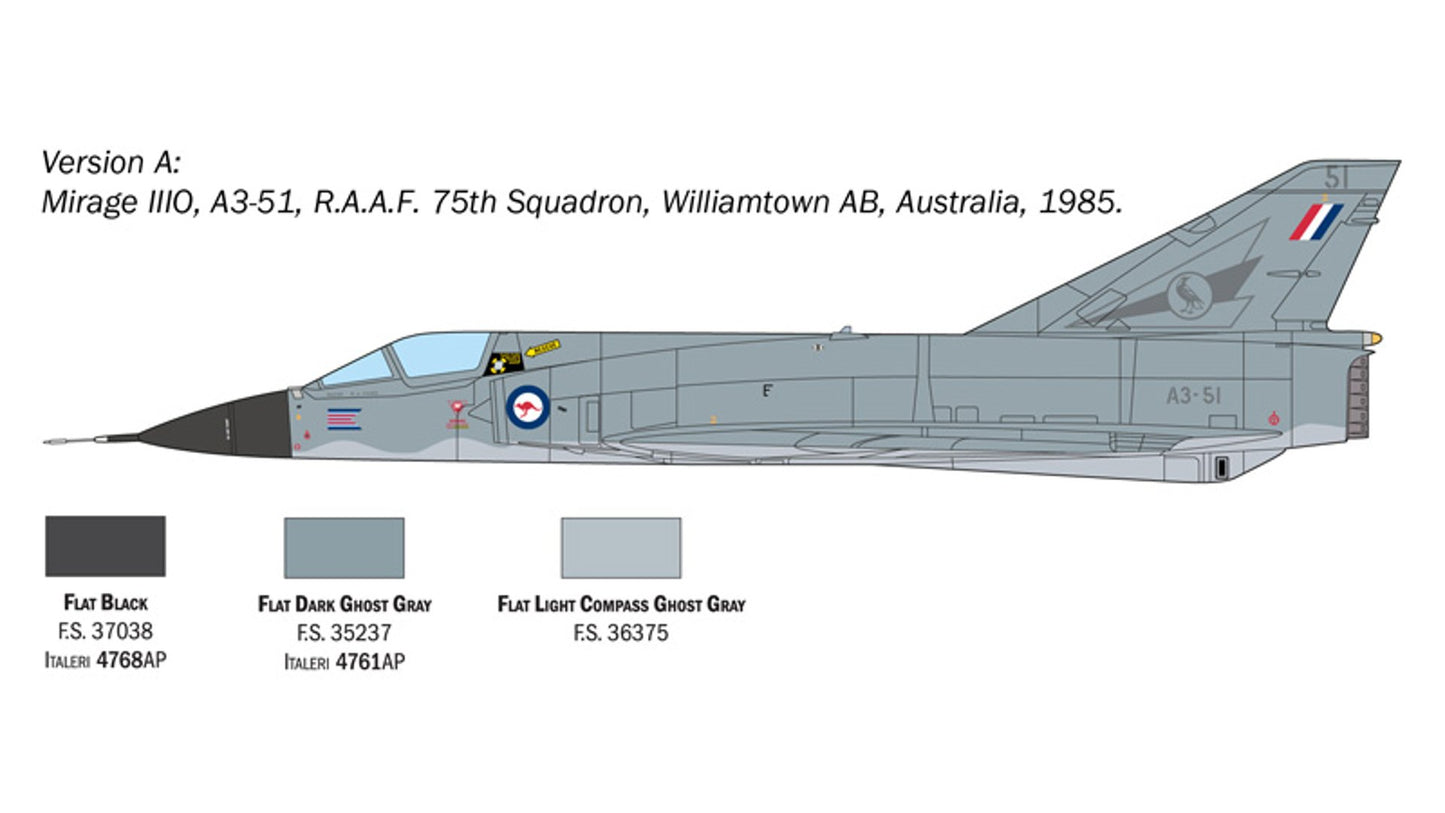 Italeri 2816 Mirage III E