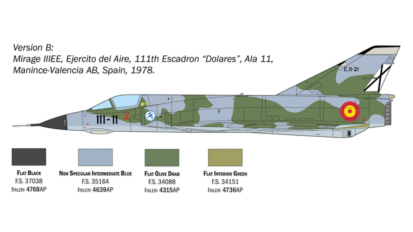 Italeri 2816 Mirage III E
