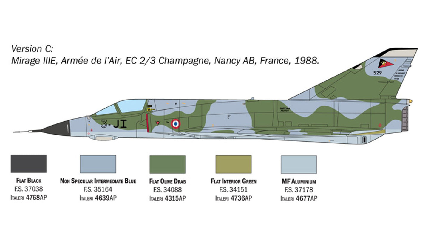 Italeri 2816 Mirage III E