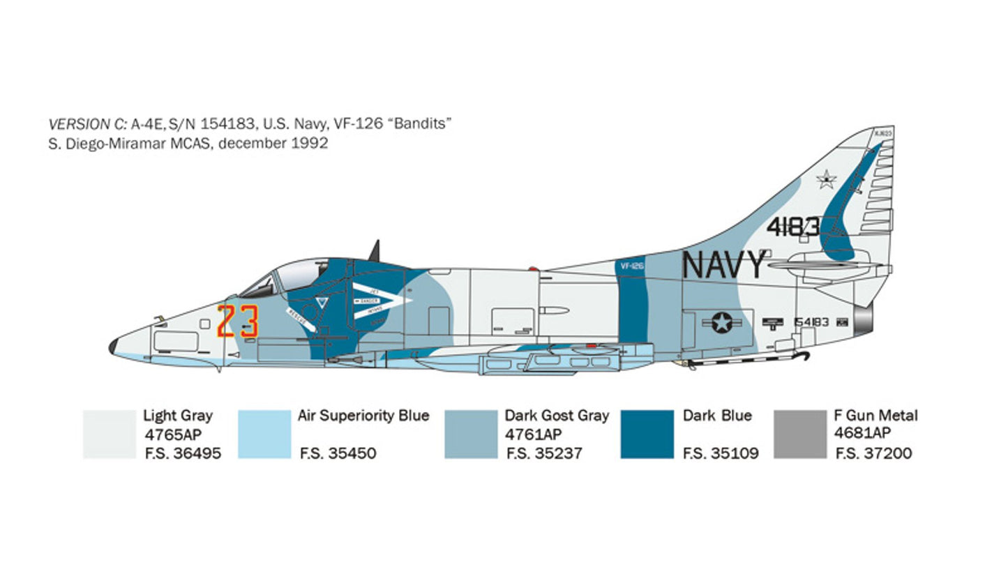 Italeri 2826 A-4 E/F/G Skyhawk
