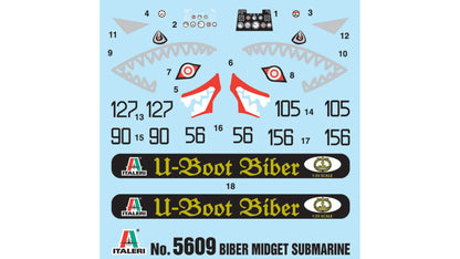 Italeri 5609 Biber Midget Submarine