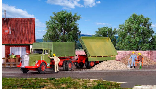 Kibri 14069 MB 6600 Dump Truck with Trailer Kit