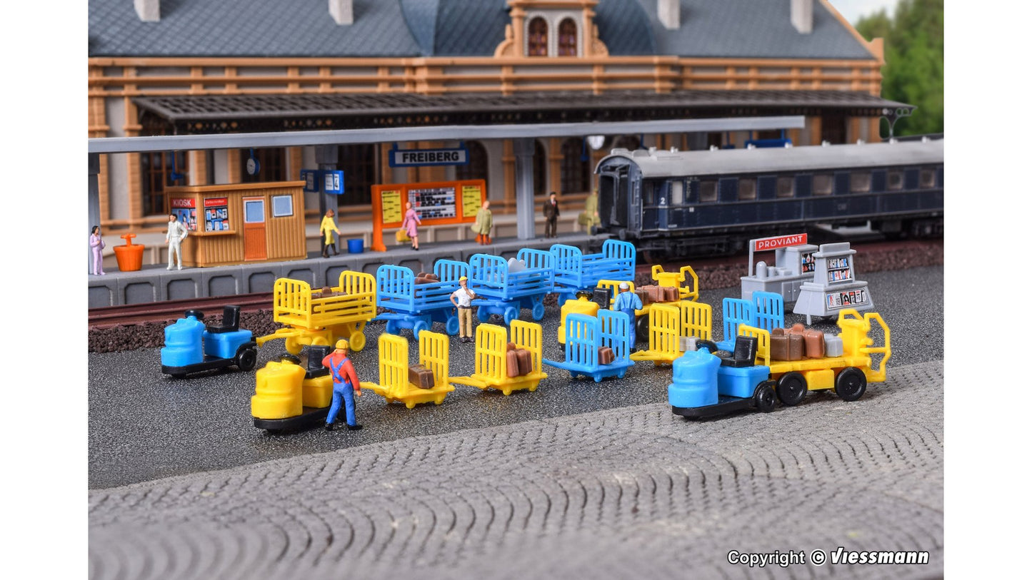 Kibri 37530 Deco set Trolley assortment