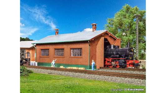 Kibri 37802 Loco shed single track