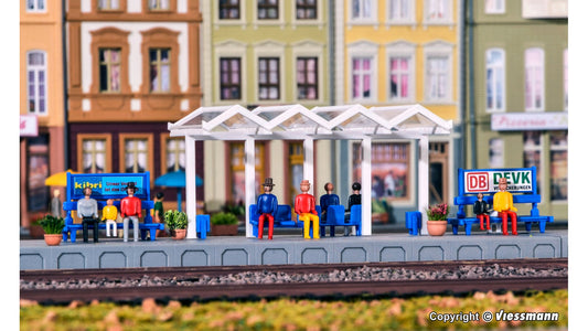 Kibri 38114 Deco set Seated passengers