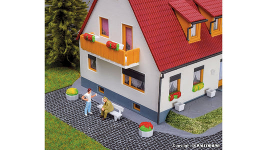 Kibri 38141 Decoration Set Garden Accessories