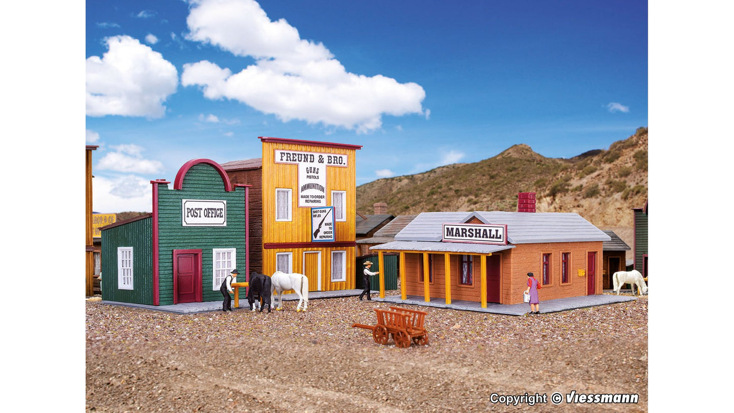 Kibri 38504 H0 Western Buildings Category Marshal