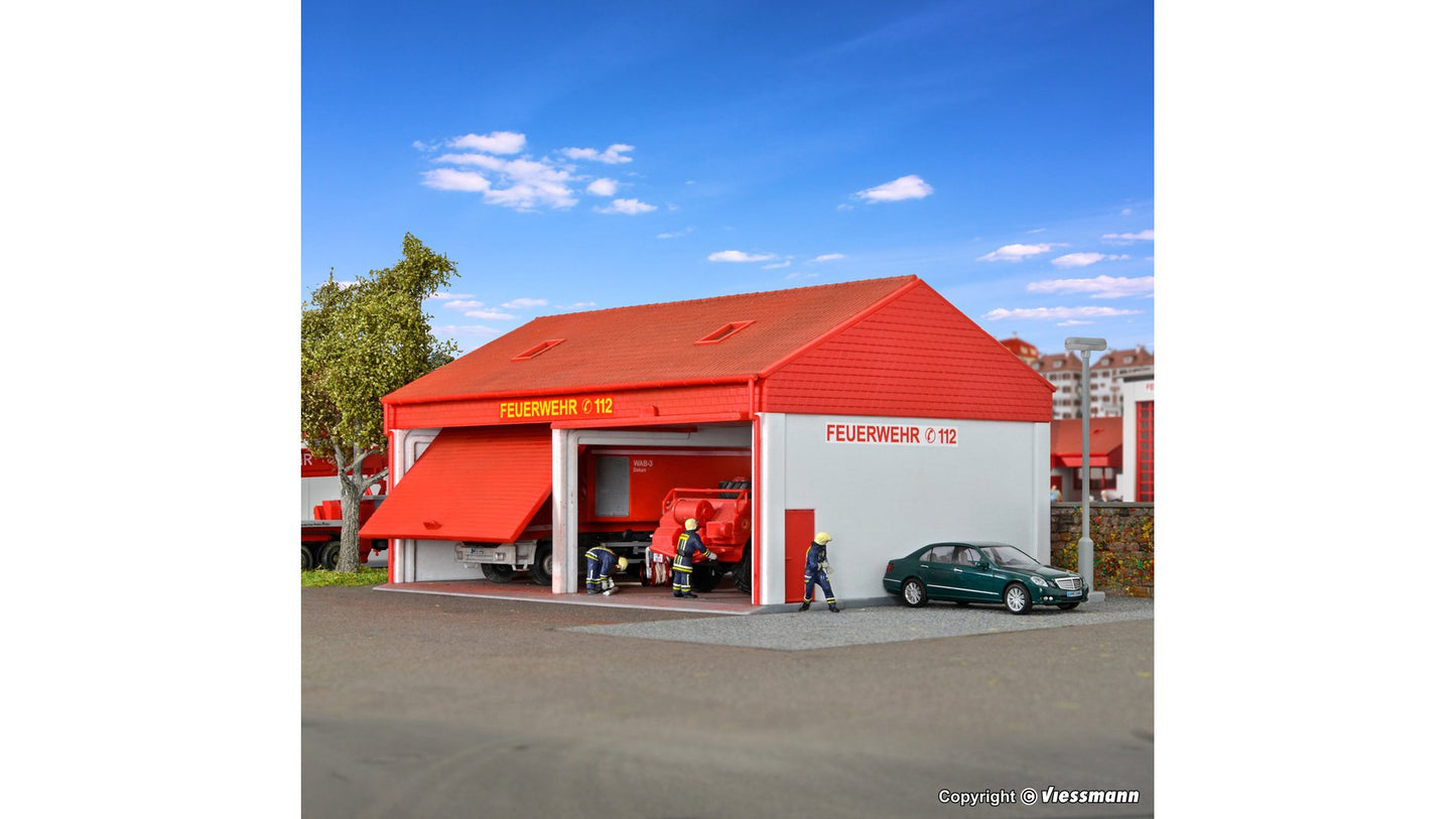 Kibri 38542 Small fire brigade garage