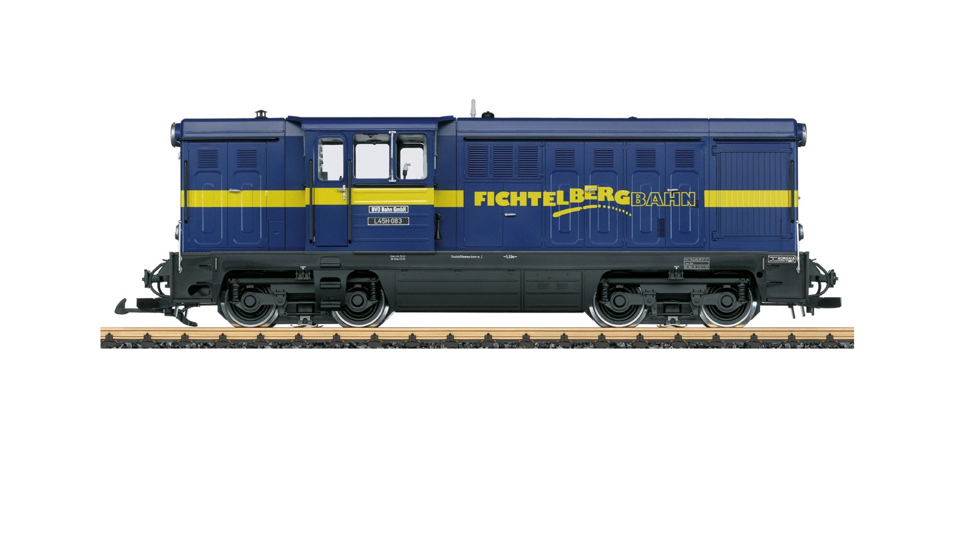 LGB L26451 BVO Bahn GmbH (Busverkehr Ober- und Westerzgebirge) Fichtelberg Railway Class L45H-083 Diesel Loco, Era V