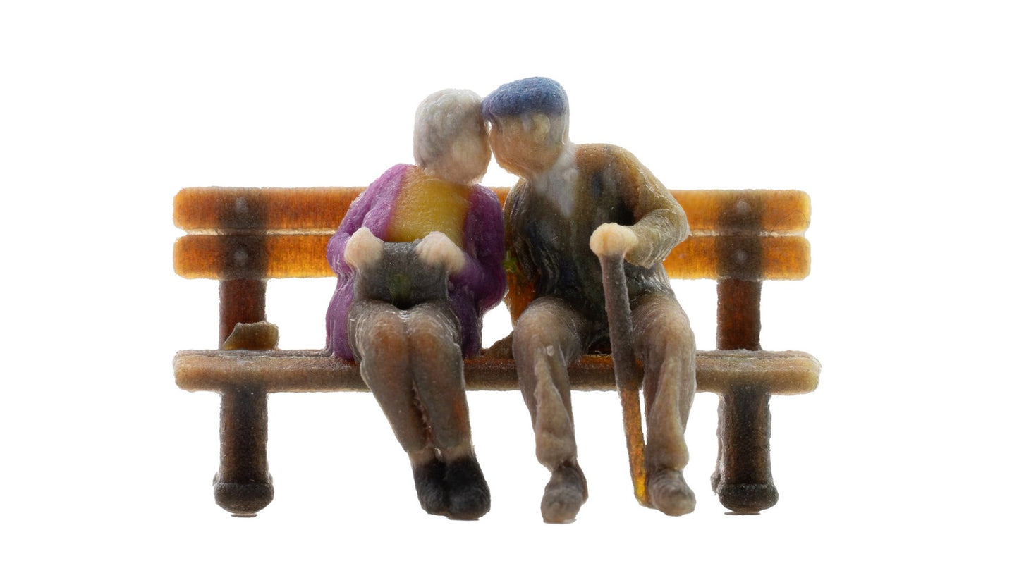 NOCH NO10435 Seniors on Bench