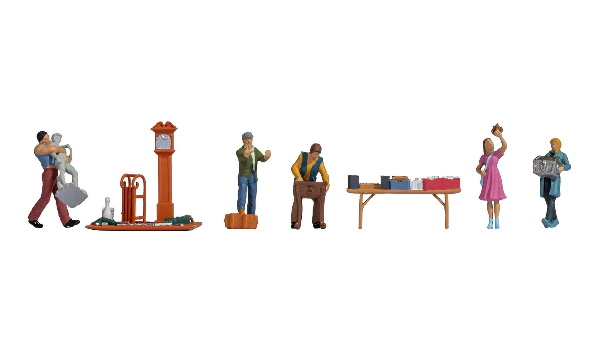 NO16280 Themed Figures Set Flea Market