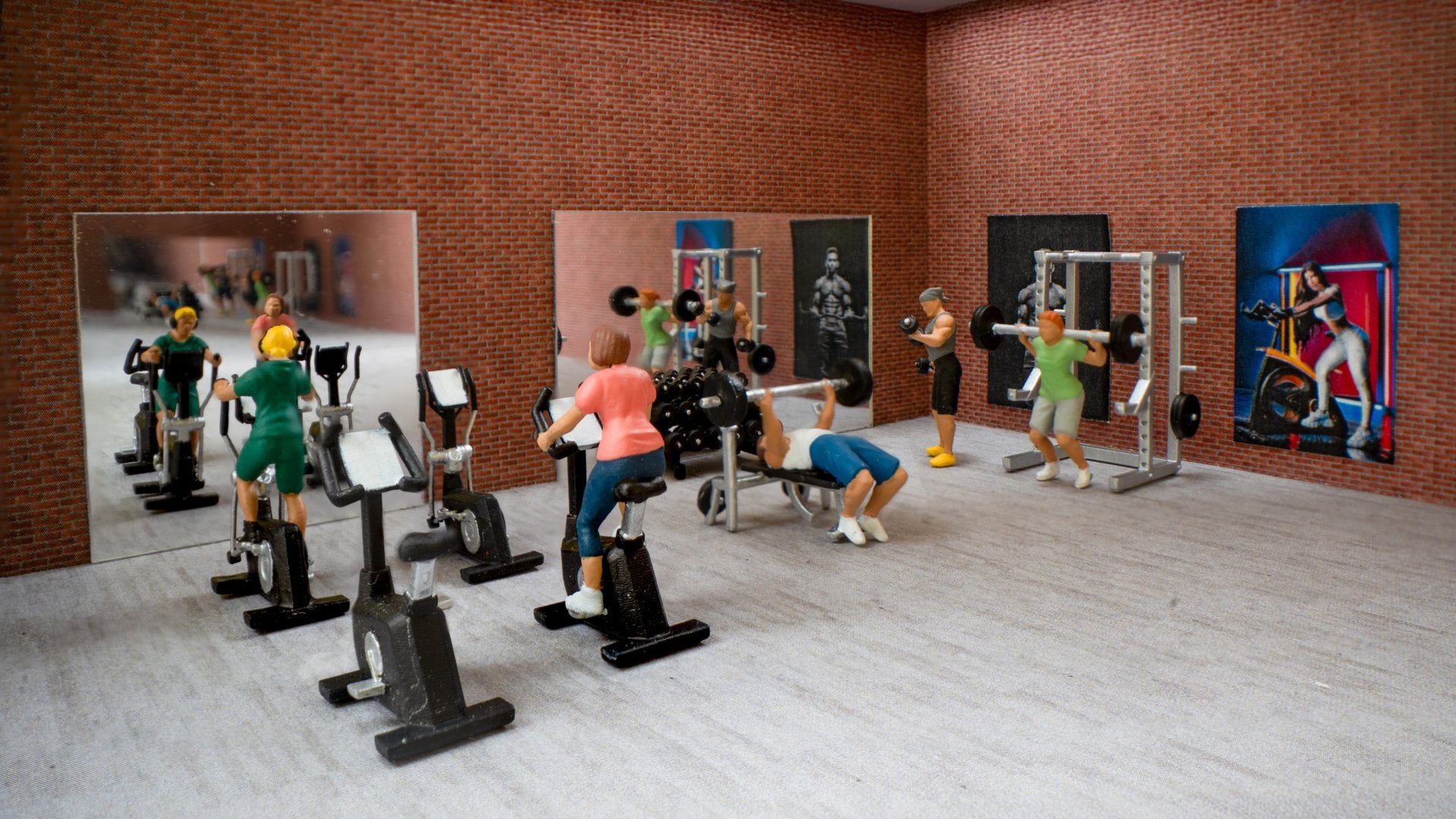 NOCH NO16292 Themed Figures Set ‘Gym’