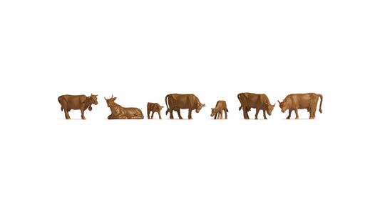 NOCH NO18216 Cows, Brown