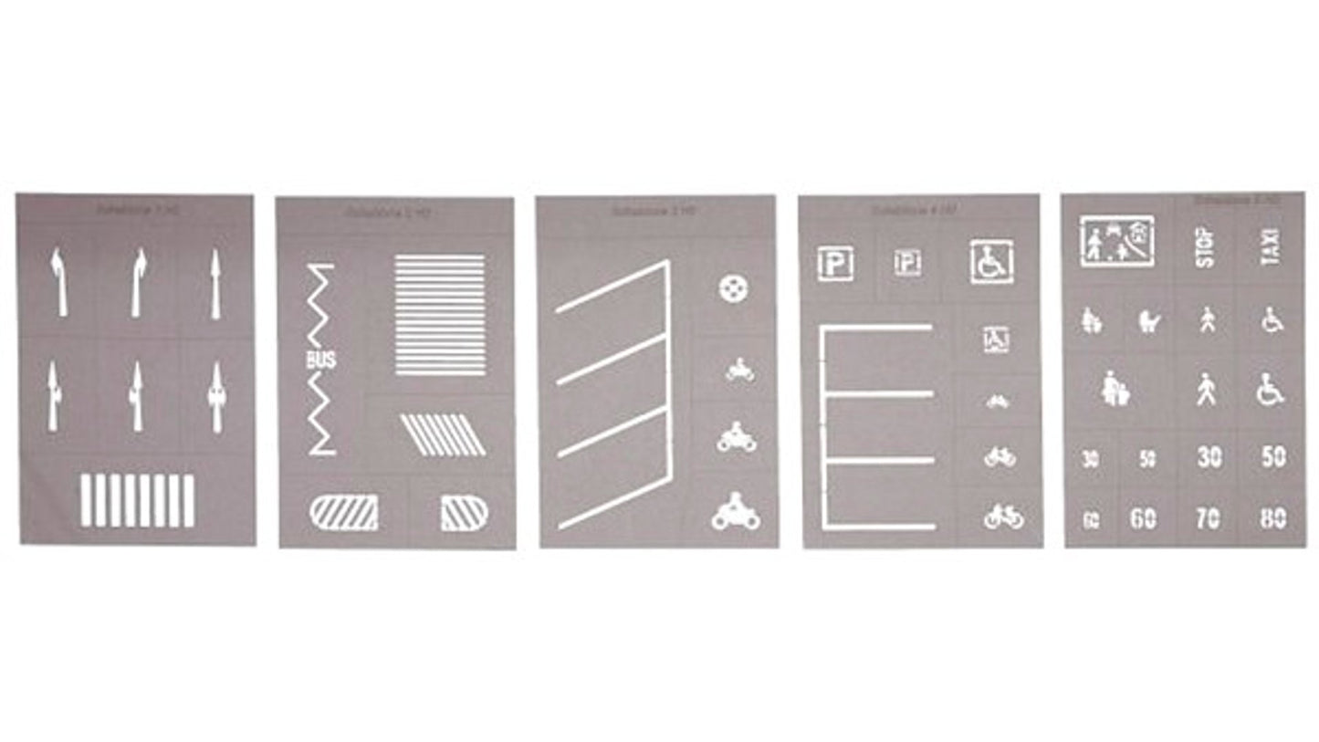 Noch NO48600 Street Marking Templates for TT