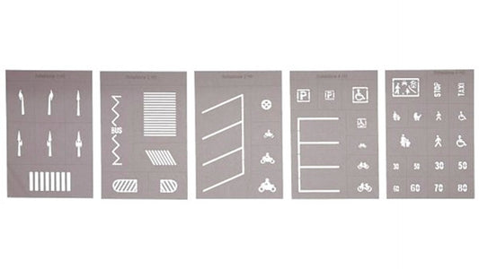 Noch NO48600 Street Marking Templates for TT