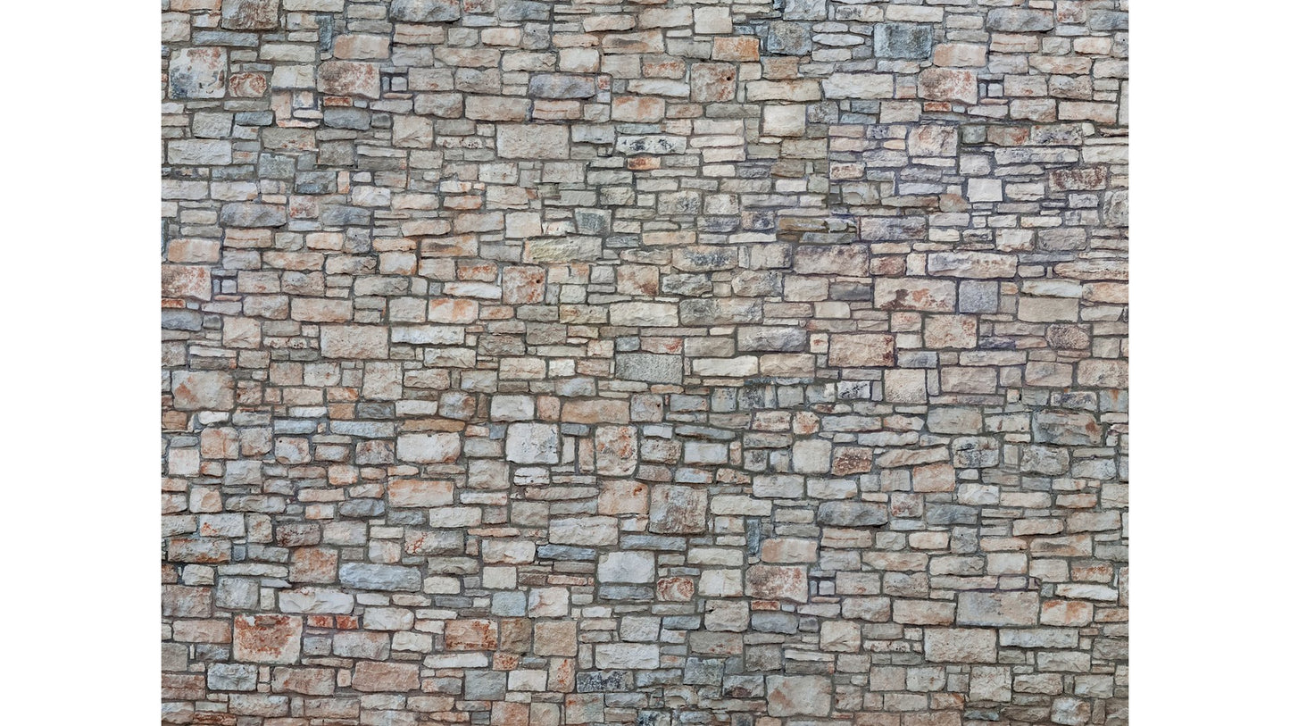 NOCH NO56640 3D Cardboard Sheet “Quarrystone Wall”