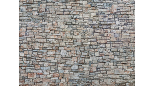 NOCH NO56640 3D Cardboard Sheet “Quarrystone Wall”
