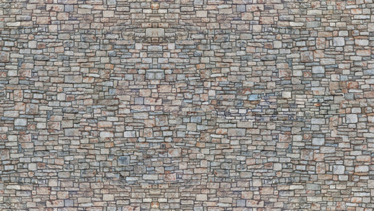 NOCH NO56940 3D-Cardboard Sheet “Quarrystone Wall”,multicoloure