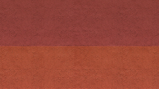 NOCH NO56970 3D Cardboard Sheet “Plain Tile”, red